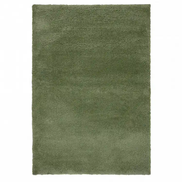 Kusový koberec Shaggy Teddy Olive Značkový