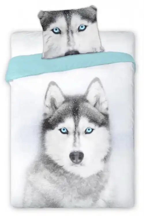 Autentický Dětské povlečení HUSKY 140x200 cm a 70x90 cm