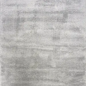 Poslední Šance Kusový koberec Microsofty 8301 light grey - 160 x 220 cm