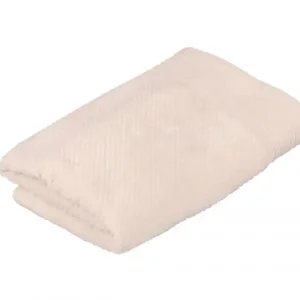 Sezónní Sleva Luxusní froté ručník s velurem ARLETTE smetanový 50 x 100 cm