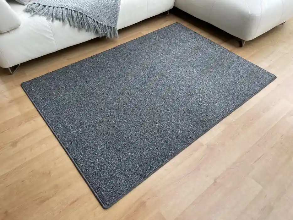 Kusový koberec Matera antraciet - Kruh 200 cm průměr Bezpečná Platba