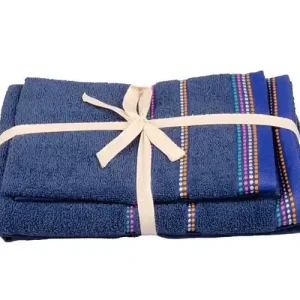 Set ručník+osuška ZANZIBAR navy Dokud Zásoby Vydrží