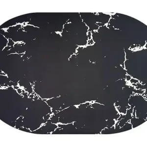 Jen Po Omezenou Doba Koupelnová absorpční podložka ovál 50x80 cm černý mramor