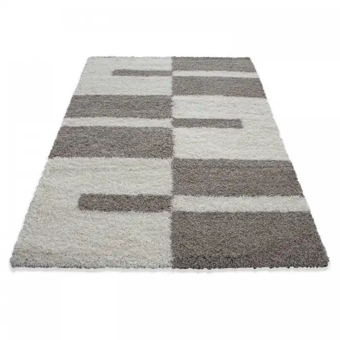 Kusový koberec Gala shaggy 2505 beige - 160 x 230 cm Jen Po Omezenou Doba