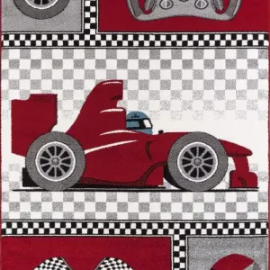 Levný Dětský koberec Kids 460 red - 140 x 200 cm