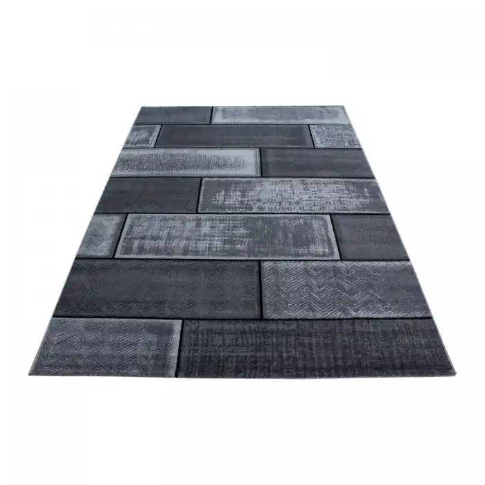 Kusový koberec Plus 8007 black - 140 x 200 cm Hit Sezóny