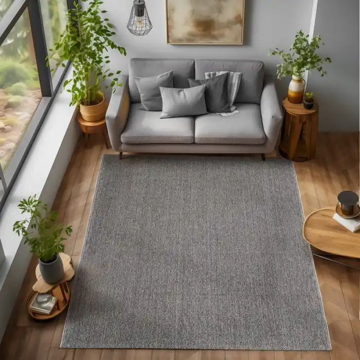 Kusový koberec Loom 4300 grey - Kruh 160 cm průměr Cenově Výhodný