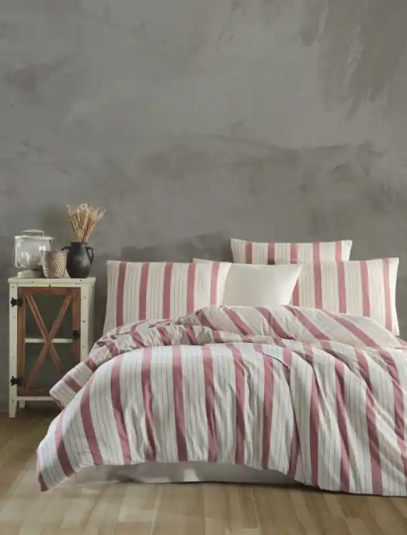 Autentický Povlečení PURE NATURAL PINK 140x220 cm