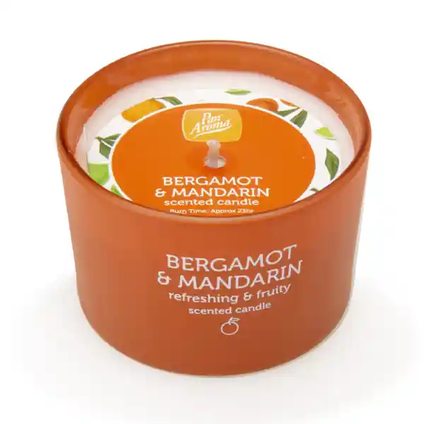 Nízká Cena Svíčka vonná ve skle PAN AROMA Bergamot-mandarinka 85g