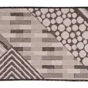 Rohožka Flex Béžovo- tmavě hnědé ornamenty 50 x 80 cm Akční Nabídka