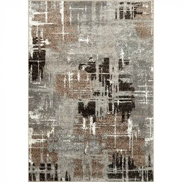 Časově Omezené Kusový koberec Rave 24037 123 šedý - 140 x 200 cm