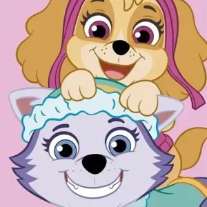 Poslední Šance Ručník dětský PAW PATROL 30x50 cm růžový