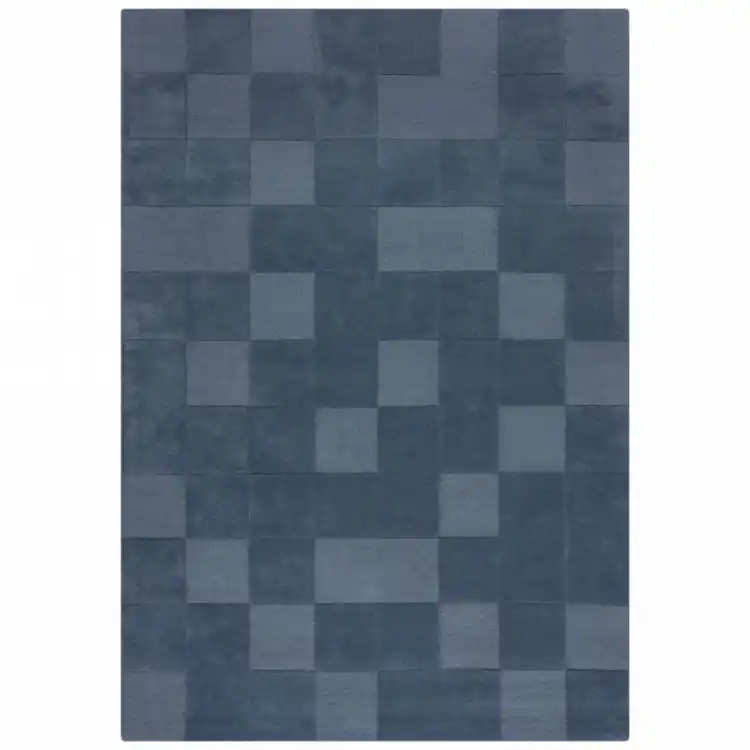 Levný Kusový koberec Moderno Checkerboard Blue