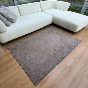 Rychlé Dodání Kusový koberec Apollo Soft hnědý - Kulatý průměr 200 cm