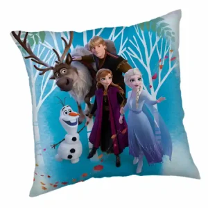 Polštářek micro fleece Frozen Family blue 40 x 40 cm Bezpečná Platba