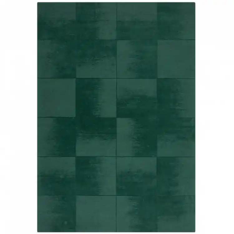 Kusový koberec Demi Check Ombre Green Vrácení Zdarma