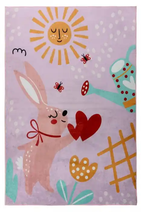 Autentický Dětský koberec Magic Kids 106 loving rabbit - 115 x 160 cm