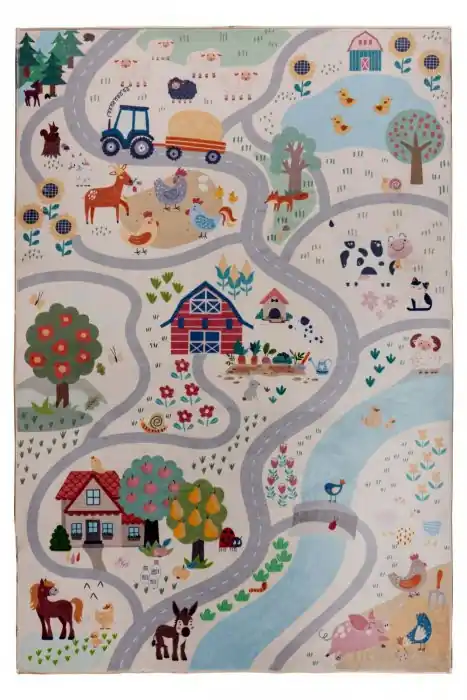 Koupit Online Dětský koberec Magic Kids 108 farmhouse - 115 x 160 cm
