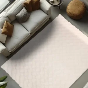 Cenový Hit Kusový koberec Diamond Cut 800 cream - Kruh 200 cm průměr