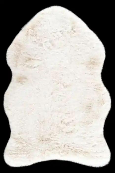 Kusový koberec Infinity shape 201 white - 60 x 90 cm Sleva