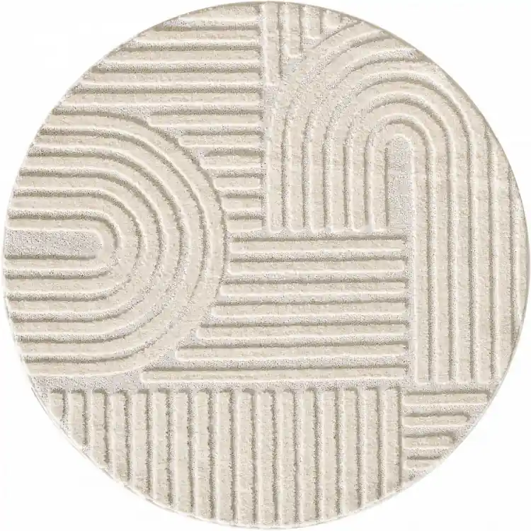 Hit Sezóny Kusový koberec Art 1121 Cream kruh