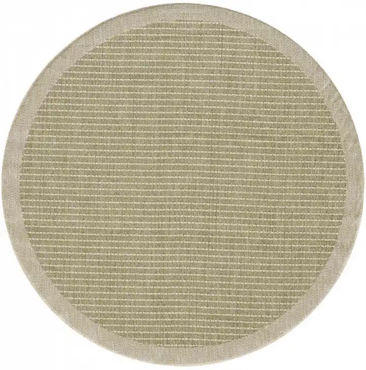 Kusový koberec Giza 1410 Green kruh Značkový