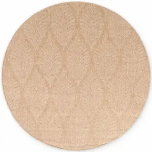 Kusový koberec Duet Liora 106247 Beige/White kruh - na ven i na doma Aktuální