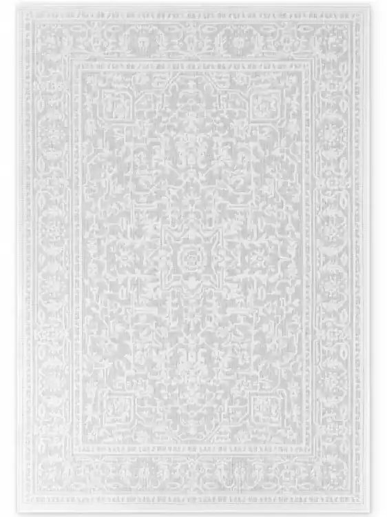 Jen Po Omezenou Doba Kusový koberec Duet Kona 106249 White/Gray - na ven i na doma