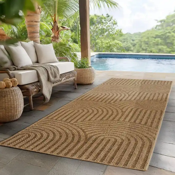 Venkovní kusový koberec Timber 1401 beige Aktuální