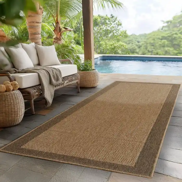 Víkendová Akce Venkovní kusový koberec Timber 1402 beige - 140 x 200 cm