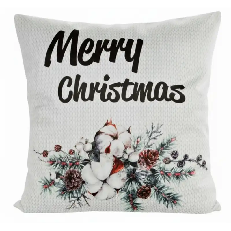 Vánoční polštář NATALE SW 01 bílá 45x45 cm mikrovlákno MyBestHome Aktuální
