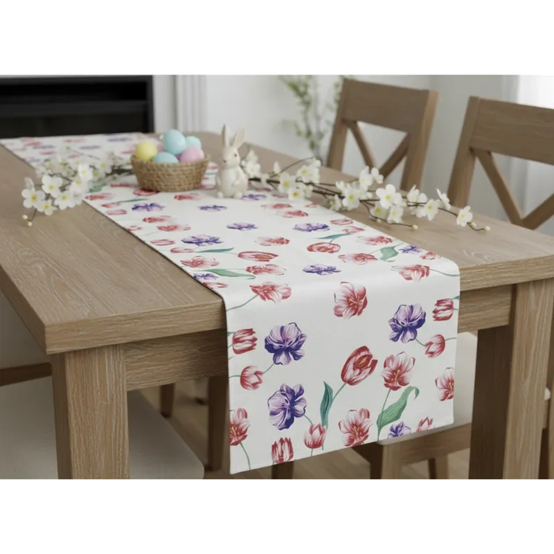 Vzorovaný ubrus - běhoun na stůl TULIPÁNY I. 40x175 cm Mybesthome Expresní Doručení
