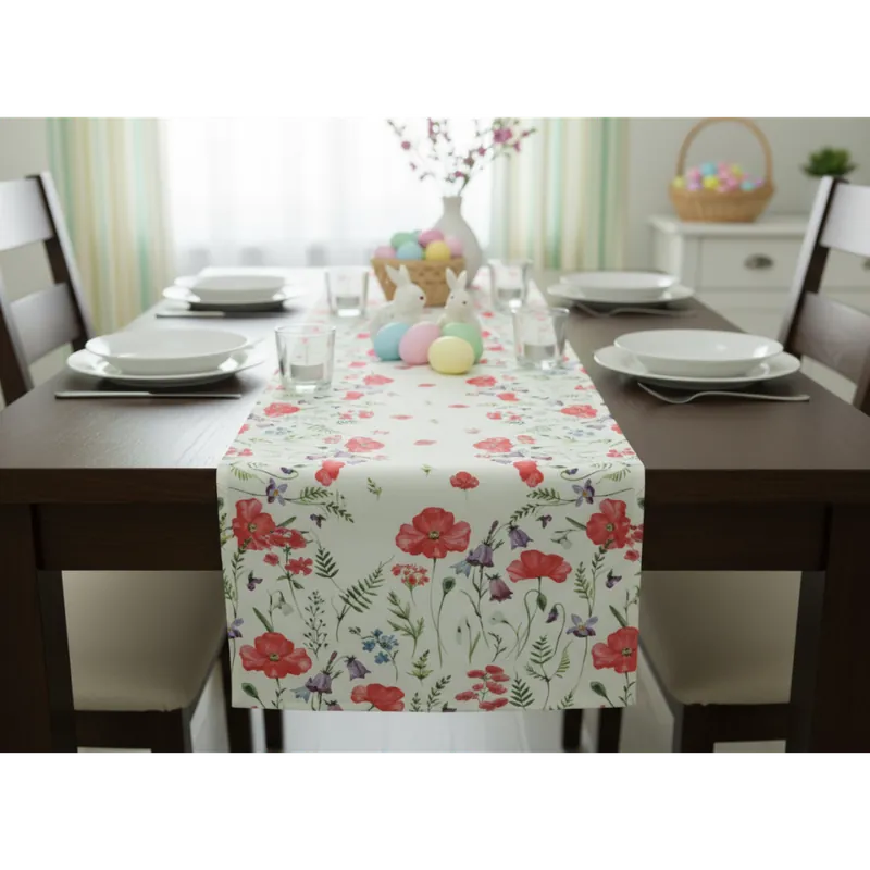 Vzorovaný ubrus - běhoun na stůl POPPY I. 40x140 cm Mybesthome Nízká Cena