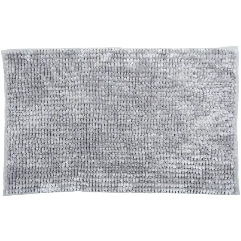 Koupelnová předložka CHENILLE VELVET světle šedá 40x60 cm, 50x80 cm, 60x90 cm Akční Cena