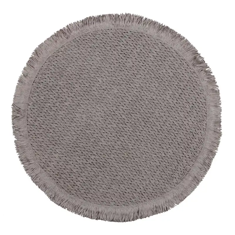 Prostírání kulaté CERRO šedá Ø 38 cm Mybesthome Nejprodávanější