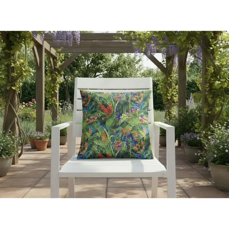 Aktuální Vzorovaný venkovní polštář s výplní MARKO vzor 18 - 50x50 cm Mybesthome Polštář je již včetně vyjímatelné výplně.