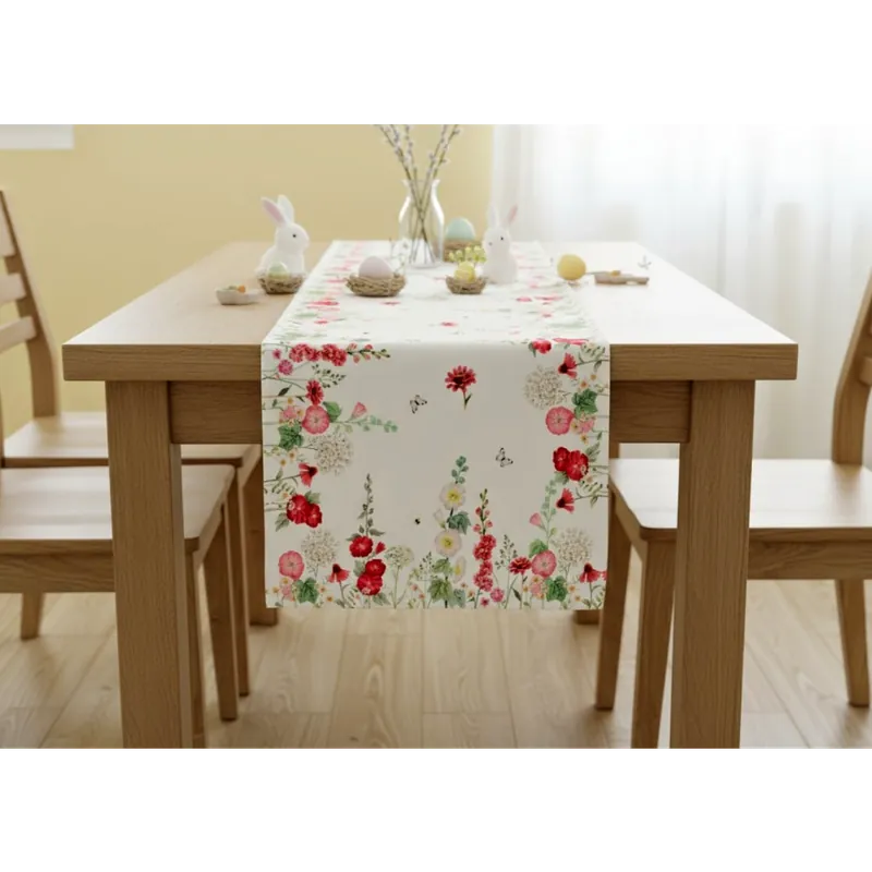 Super Cena Vzorovaný ubrus - běhoun na stůl FLOWERS II. 40x140 cm Mybesthome
