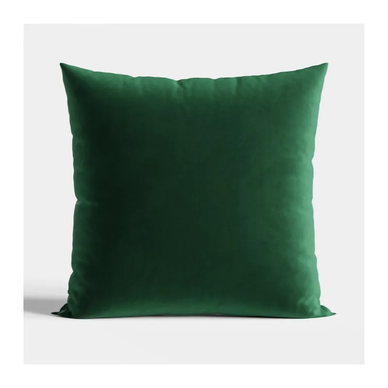 Polštář VELVI 010 tmavě zelená 40x40 cm Mybesthome Speciální Cena