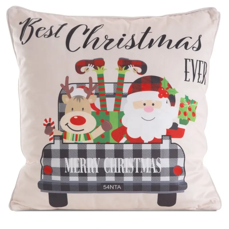 Nejlepší Volba Vánoční polštář BEST CHRISTMAS 45x45 cm MyBestHome
