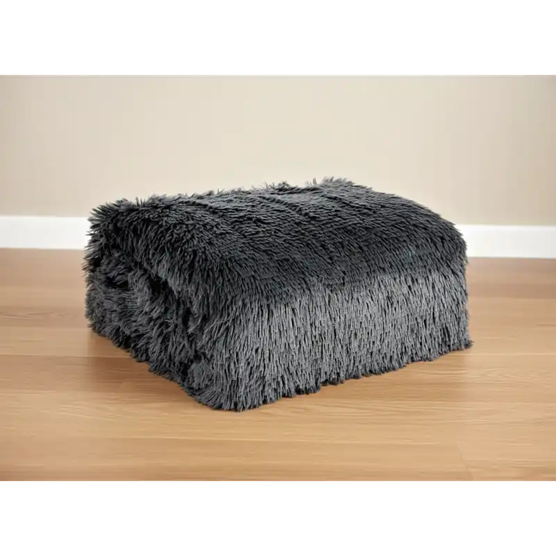 Akce Deka z mikrovlákna TERCA antracit 150x200 cm Mybesthome