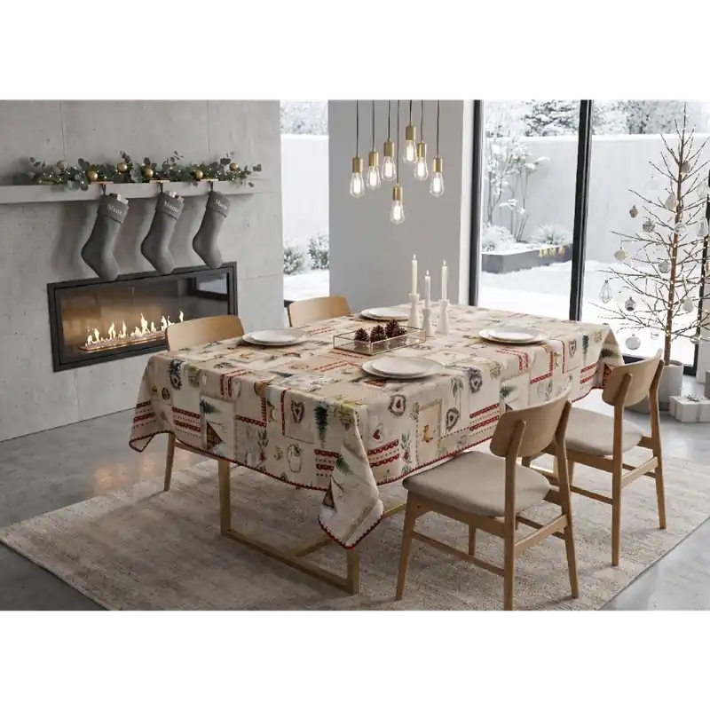 Vánoční ubrus na stůl NATALE SPLASH III. 140x230 cm Mybesthome Aktuální
