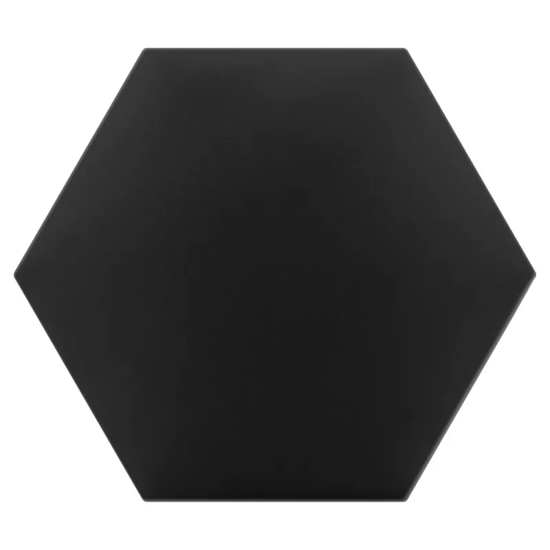 Čalouněný nástěnný panel s EKO KŮŽÍ HEXAGON 30x26 cm černá MyBestHome Ověřený