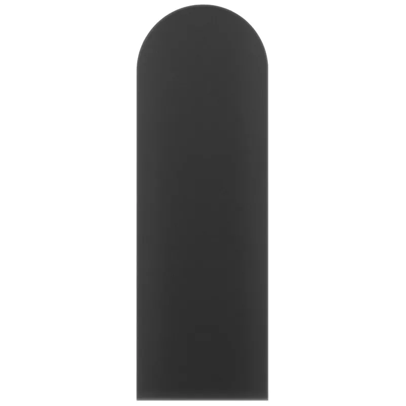Přímo Od Výrobce Čalouněný nástěnný panel s EKO KŮŽÍ různé rozměry x šířka 20 cm grafitová oblouk MyBestHome