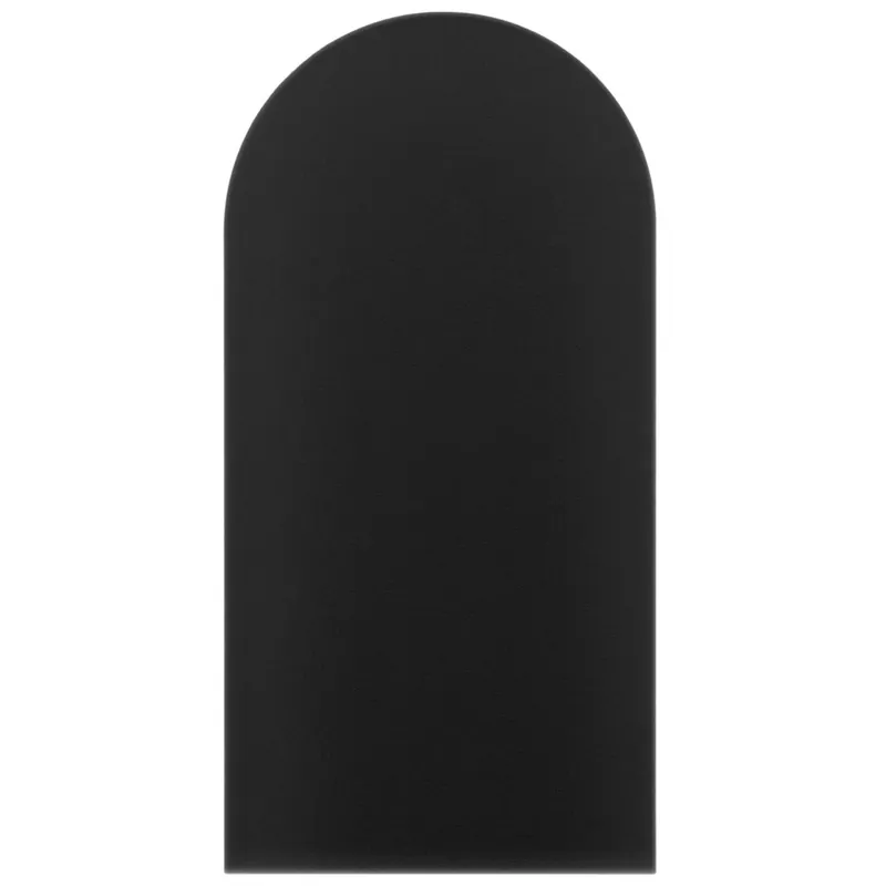 Cenová Bomba Čalouněný nástěnný panel s EKO KŮŽÍ různé rozměry x šířka 30 cm černá oblouk MyBestHome