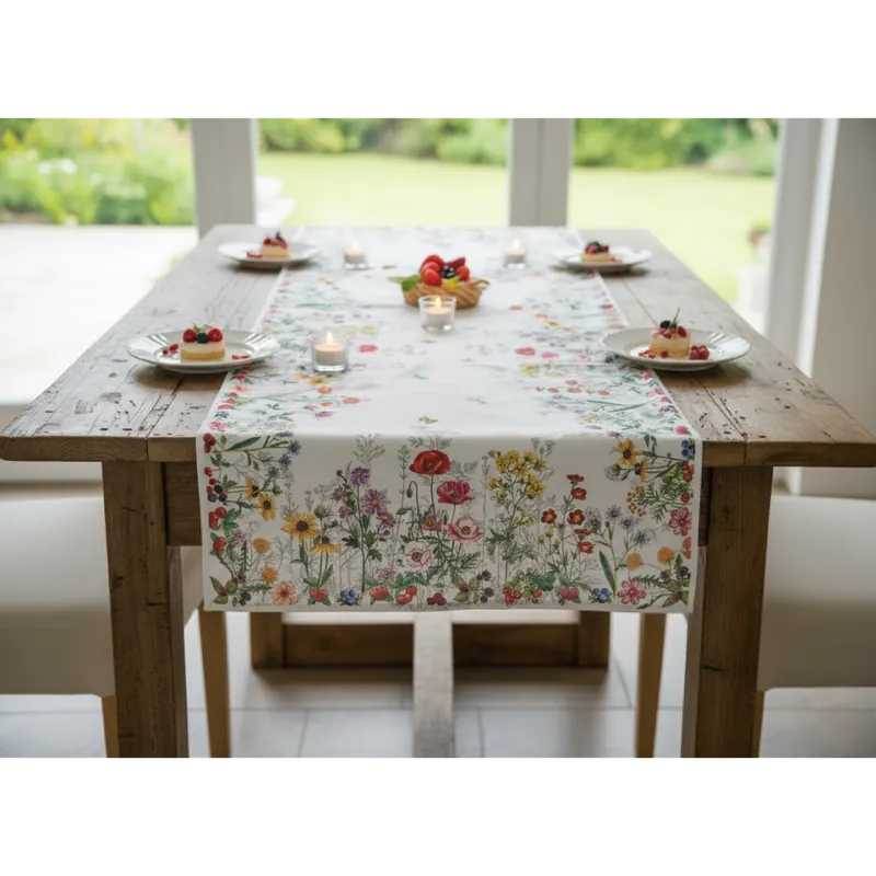 Výhodná Nabídka Vzorovaný ubrus - běhoun na stůl MEADOW IV. 40x140 cm Mybesthome