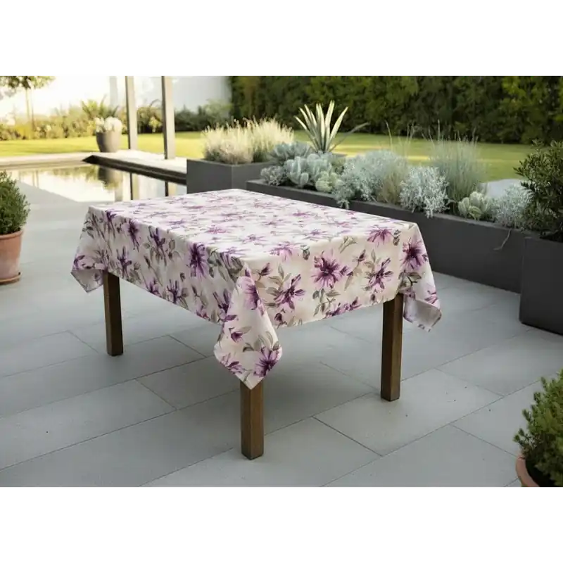 Akce Venkovní vzorovaný ubrus FLOWERS I. 140x220 cm Mybesthome
