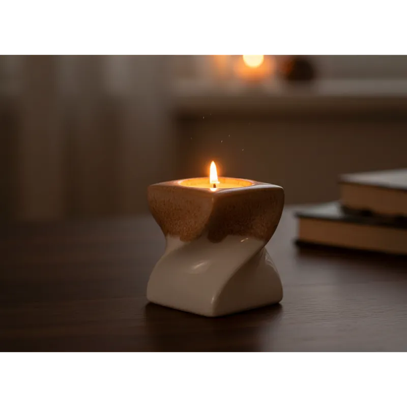 Dokud Zásoby Vydrží Dekorativní svícen na čajovou svíčku RUBINO 7x7x8 cm Mybesthome