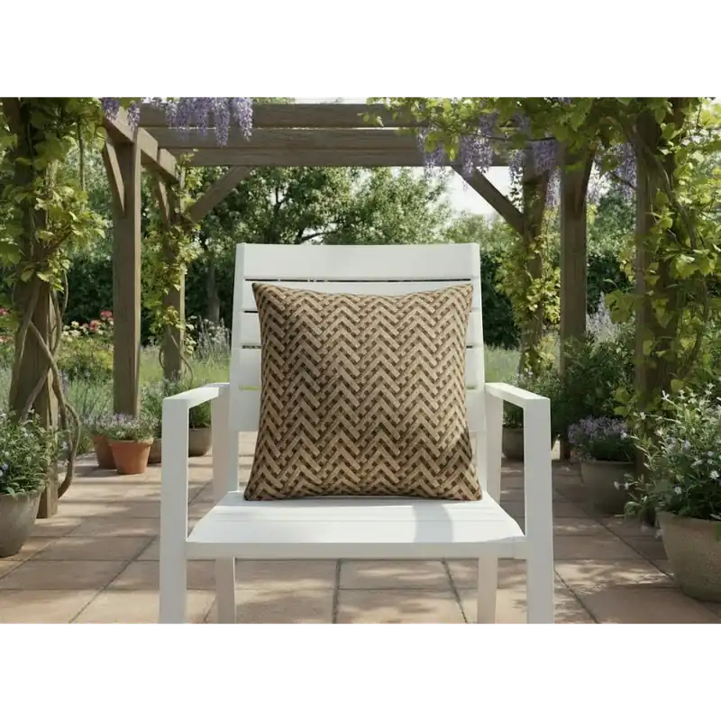 Vzorovaný venkovní polštář s výplní MARKO vzor 140 - 50x50 cm Mybesthome Polštář je již včetně vyjímatelné výplně. Zlevněný