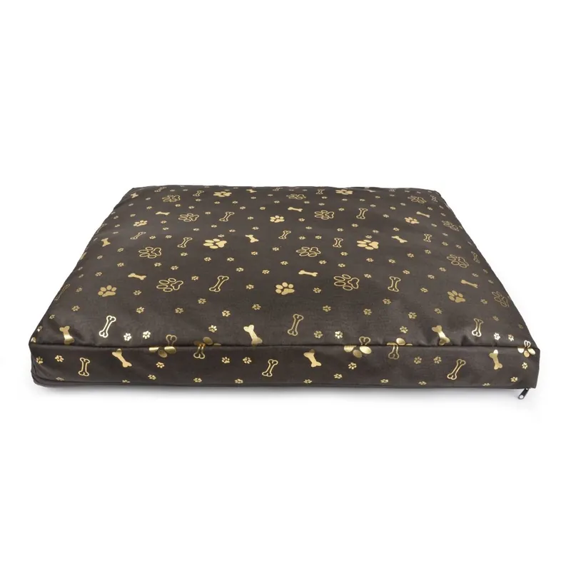 Top Prodej Matrace pro psy ROCKY hnědá/zlatá M 75x65x10 cm Mybesthome