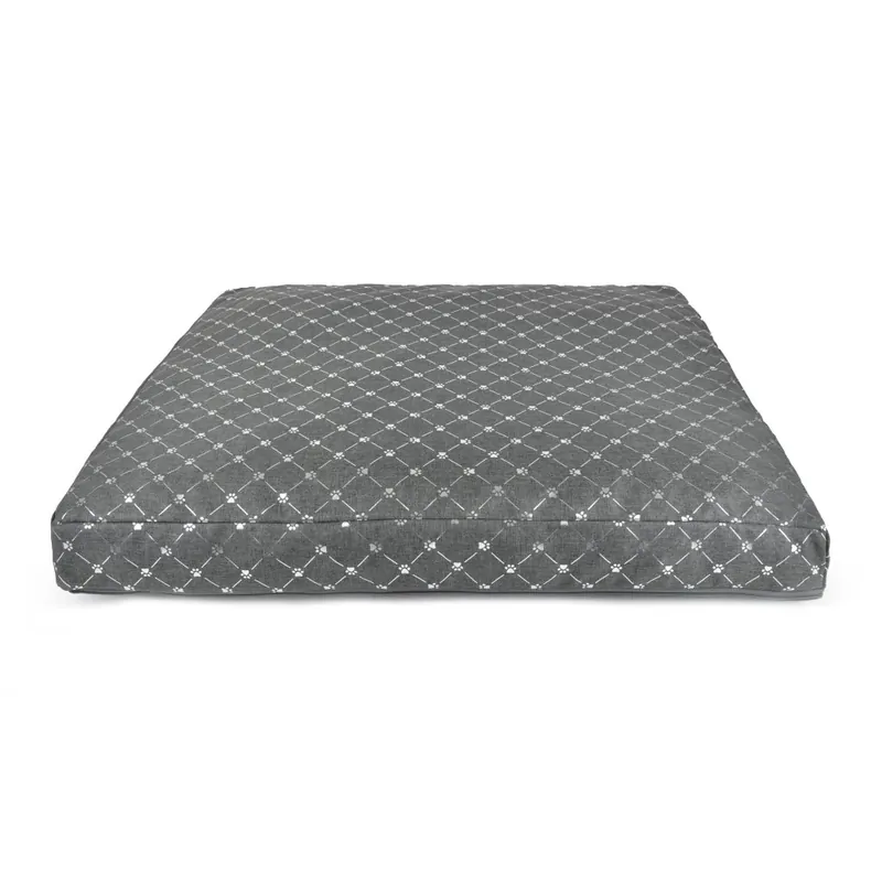 Matrace pro psy PLUTO antracit/stříbrná 2XL 120x80x15 cm Mybesthome Nejlepší Cena